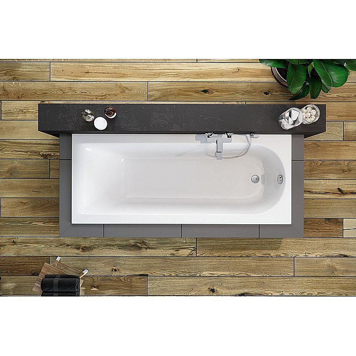 Ванна акриловая Excellent Aurum Slim WAEX.AUR17WHS 170x70 белая купить в интернет-магазине Sanbest