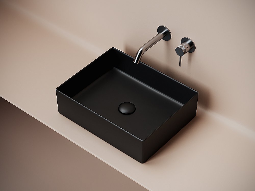 Раковина Ceramica Nova Element CN6069MB черная матовая купить в интернет-магазине Sanbest