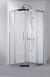 Душевой уголок Aquanet Delta NPE2142 100x100 стекло прозрачное/профиль хром купить в интернет-магазине Sanbest