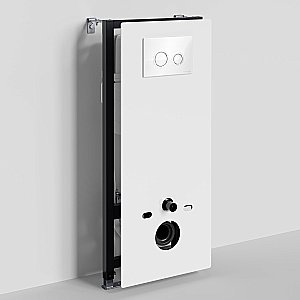 Инсталляция для унитаза WasserKraft Abens 20TLT.010.ME.WH.WH01 белая панель/кнопка белая глянцевая купить в интернет-магазине сантехники Sanbest
