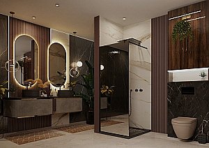 Душевое ограждение Ambassador Walk-in 15033223 90 купить в интернет-магазине Sanbest