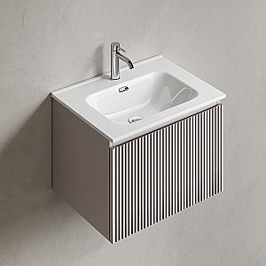 Тумба с раковиной Sancos Snob R 1.0 SNR1.060SM/CN7001 Doha Soft для ванной в интернет-магазине Sanbest