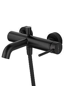Смеситель для ванны с душем WONZON & WOGHAND STICK, Черный матовый (WW-88639017-MB) купить в интернет-магазине сантехники Sanbest