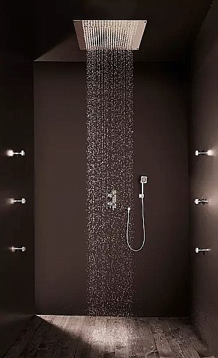 Верхний душ Bossini Dream Cube H38459.030 хром купить в интернет-магазине сантехники Sanbest