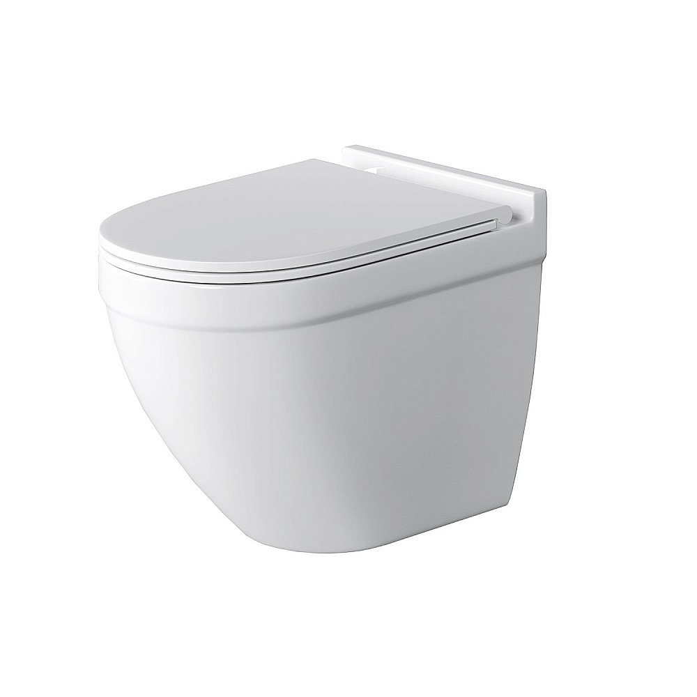 Унитаз подвесной Grossman GR-4483S безободковый, с крышкой микролифт, белый купить в интернет-магазине Sanbest