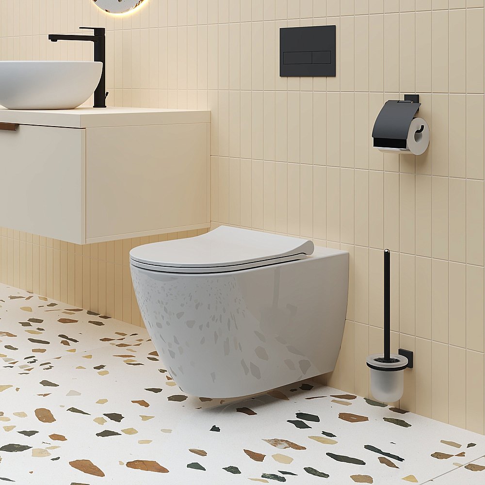 Унитаз подвесной Ambassador Queen 113T20001R безободковый, белый купить в интернет-магазине Sanbest