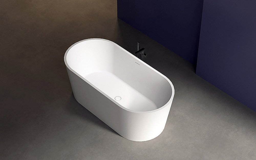 Ванна Abber 170х80 AB9209MW белая матовая купить в интернет-магазине Sanbest