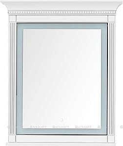 Зеркало Aquanet Селена 201646 90 белый/серебро в ванную от интернет-магазине сантехники Sanbest