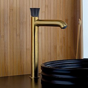 Смеситель для раковины PAINI Domus 18PJ205PZLL золото матовое купить в интернет-магазине сантехники Sanbest