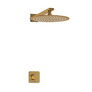 Душевая система WasserKRAFT Schunter 8200 SET2824 золото матовое купить в интернет-магазине сантехники Sanbest