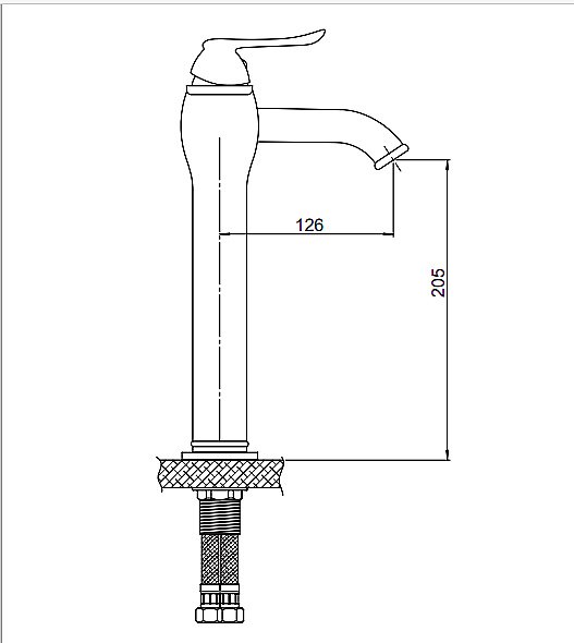 Смеситель для раковины GPD Tauro MSL150-A купить в интернет-магазине сантехники Sanbest