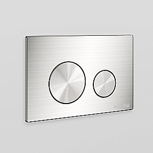 Кнопка для инсталяции WasserKraft BN02 брашированный никель купить в интернет-магазине сантехники Sanbest