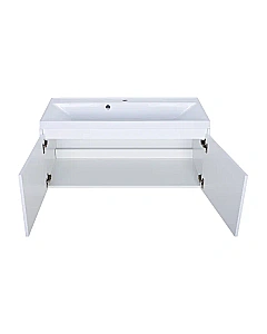 Тумба с раковиной Orange КВАДРО KV-100TUW+Racl для ванной в интернет-магазине Sanbest