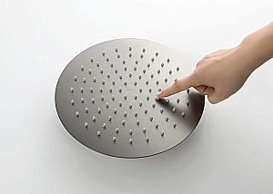 Верхний душ Aquatek AQ2073BGM 250 оружейная сталь купить в интернет-магазине сантехники Sanbest