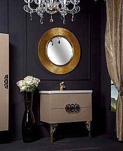 Зеркало Armadi Art Shine с пультом управления золото 82 в ванную от интернет-магазине сантехники Sanbest