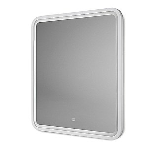 Зеркало Art&Max GENOVA AM-Gen-800-800-DS-F-White в ванную от интернет-магазине сантехники Sanbest