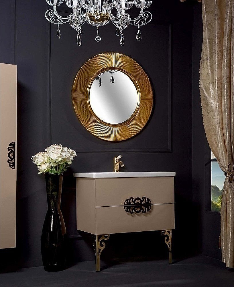 Зеркало Armadi Art Shine с пультом управления золото 82 в ванную от интернет-магазине сантехники Sanbest