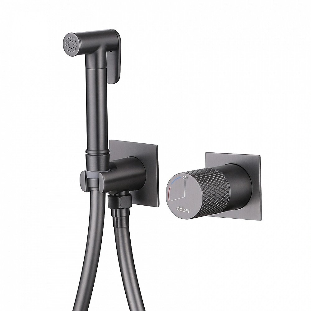 Гигиенический душ ABBER Rund AF8725NG никель купить в интернет-магазине сантехники Sanbest