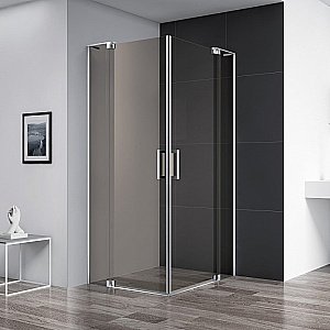 Душевой уголок Cezares Slider 80х70 SLIDER-AH-2-70/80-80/90-BR-Cr стекло бронза тонированное/профиль хром купить в интернет-магазине Sanbest