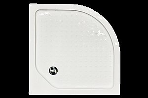 Душевой уголок Royal Bath RB90HK-T-BL-Practic 90х90 стекло прозрачное/профиль черный купить в интернет-магазине Sanbest