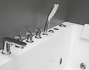 Ванна акриловая CeruttiSpa 9948 170x80 с гидромассажем белая купить в интернет-магазине Sanbest