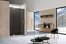 Душевая дверь Vincea EXTRA VDP-1E 80/90 хром/тонированное купить в интернет-магазине Sanbest