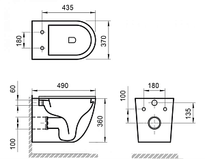 Унитаз подвесной BelBagno SFERA-R BB046CHR безободковый купить в интернет-магазине Sanbest