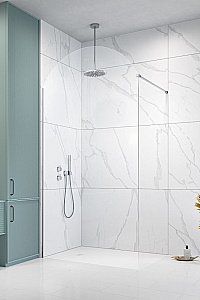 Душевое ограждение Radaway Volta II Frame 100-160x200-270 10201016-01-01 стекло прозрачное/профиль хром купить в интернет-магазине Sanbest