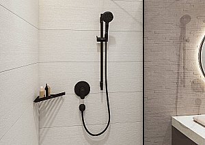 Полка Hansgrohe AddStoris 41741670 черная купить в интернет-магазине сантехники Sanbest