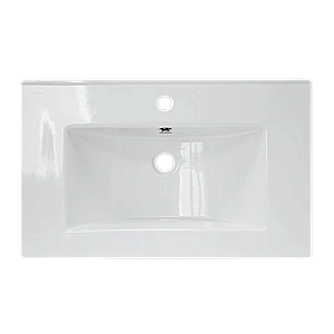 Раковина Sanita luxe Quadro 75 QDR75SLWB01 белая купить в интернет-магазине Sanbest