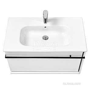 Тумба с раковиной Roca Aneto 857430806 80 белый для ванной в интернет-магазине Sanbest