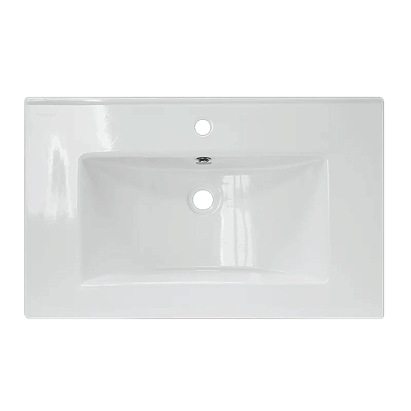 Раковина Sanita luxe Quadro 75 QDR75SLWB01 белая купить в интернет-магазине Sanbest