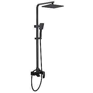 Душевая система ABBER Wasserfall AF8616B черная матовая купить в интернет-магазине сантехники Sanbest