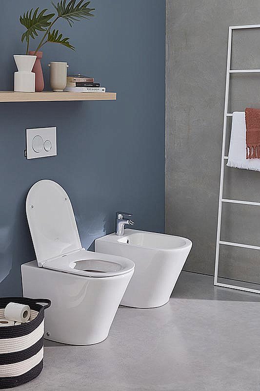 Унитаз приставной Jacob Delafon Rodin+ EDAA102-00 белый купить в интернет-магазине Sanbest