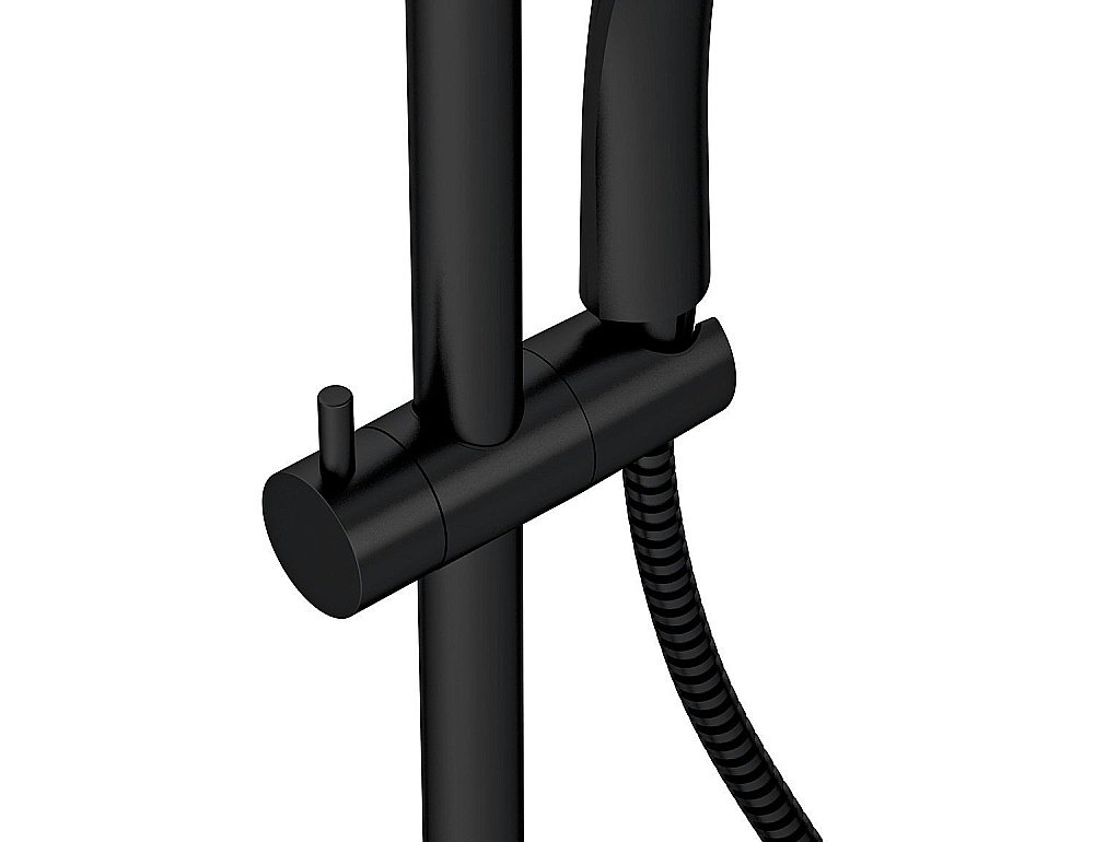 Душевая система Cersanit BRASKO BLACK 63112 черная матовая купить в интернет-магазине сантехники Sanbest