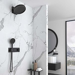 Душевая система Vincea Inspire VSFW-422TI3MB черная матовая купить в интернет-магазине сантехники Sanbest