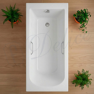 Ванна Delice Scandi DLR330030R-G 180х75 белая/ручки хром купить в интернет-магазине Sanbest