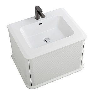 Тумба с раковиной Cezares IDRA 64 55798+50352 Bianco opaco для ванной в интернет-магазине Sanbest