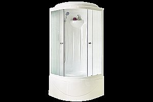 Душевая кабина Royal Bath RB90BK1-M 90x90 профиль белый/стекло матовое купить в интернет-магазине Sanbest