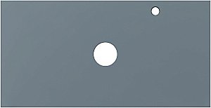 Столешница для раковины Aquanet Арт 90 мисти грин для ванной в интернет-магазине сантехники Sanbest