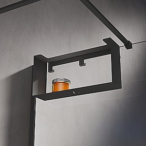 Полка Veconi Loft LF-B-C9 черная матовая купить в интернет-магазине сантехники Sanbest