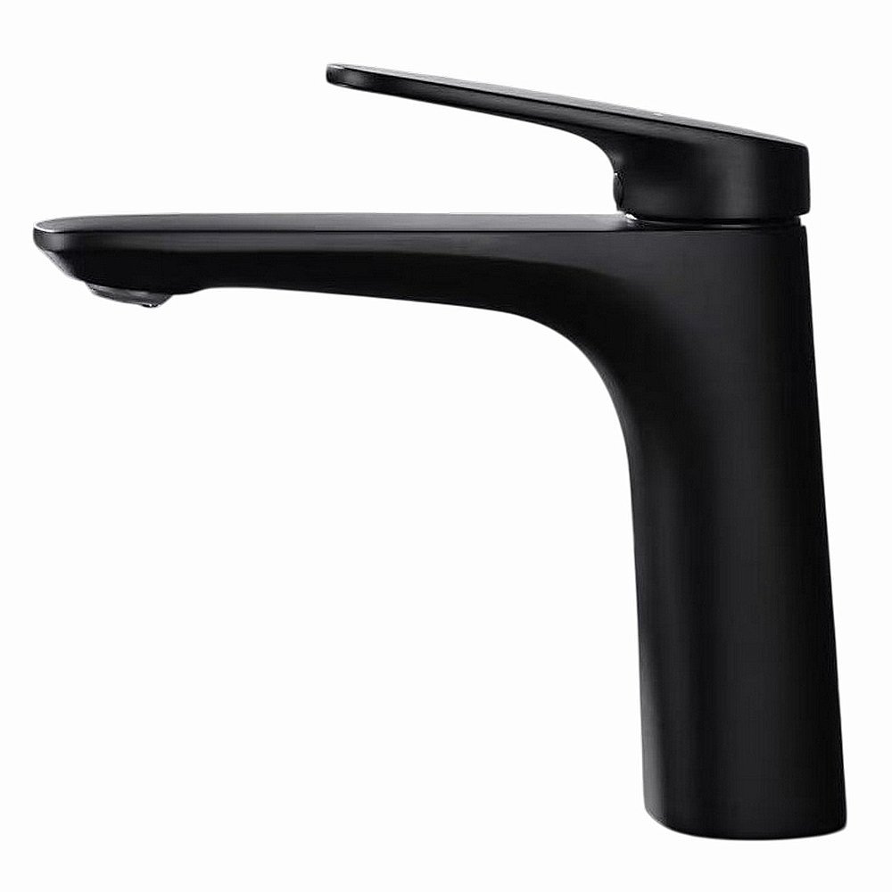 Смеситель для раковины Black&White Universe UK8701B черная матовая купить в интернет-магазине сантехники Sanbest