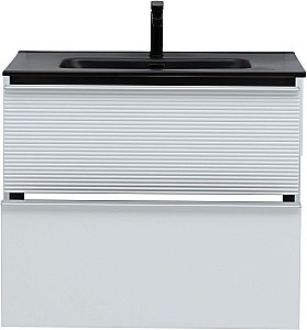 Тумба с раковиной Aquanet Вита 330475 80 белый матовый для ванной в интернет-магазине Sanbest