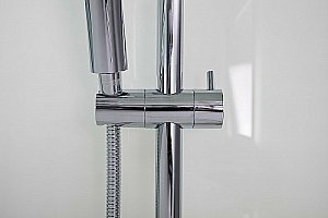 Душевая кабина Esbano Elegancia ES-108CKRB 100x80 стекло матовое/профиль белый купить в интернет-магазине Sanbest