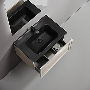 Тумба с раковиной Sancos Very 70 VR70CE бежевая матовая для ванной в интернет-магазине Sanbest