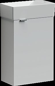 Тумба с раковиной Sancos Mini  MN35W белый глянец для ванной в интернет-магазине Sanbest