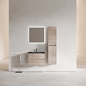 Тумба с раковиной Sancos Libra 70 LB70EG дуб галифакс натуральный для ванной в интернет-магазине Sanbest