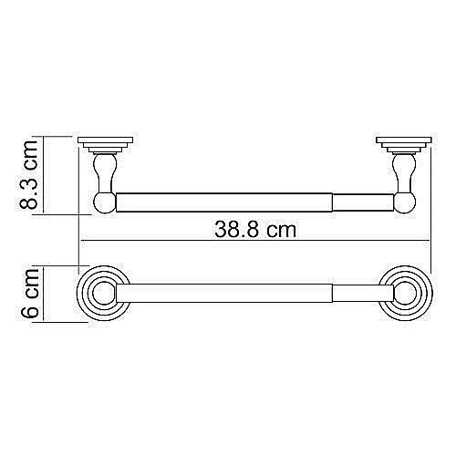 Держатель бумажных полотенец WasserKRAFT Isar K-7391 купить в интернет-магазине сантехники Sanbest