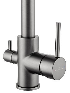 Смеситель для кухни c подключением фильтра WONZON & WOGHAND, Темный графит (WW-88458005-BGM) купить в интернет-магазине сантехники Sanbest