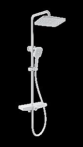 Душевая система с термостатом WONZON & WOGHAND ThermoKlick, Белый матовый (WW-B3098-A-MW) купить в интернет-магазине сантехники Sanbest